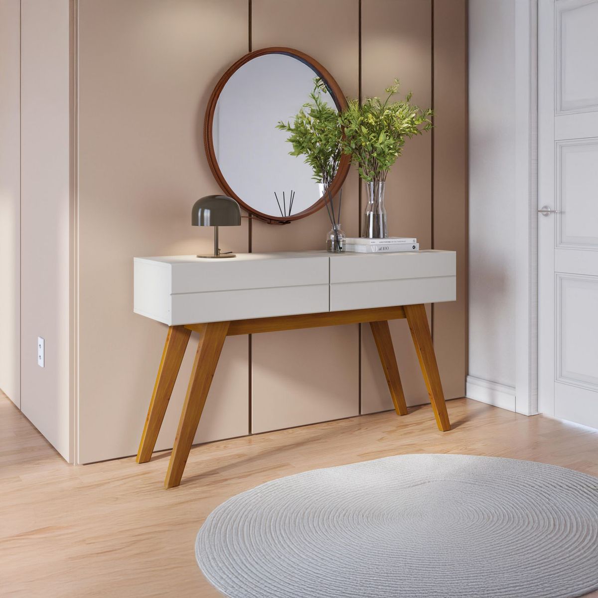 DI PORETTI - Combo buffet Noronha Blanco 44.5x160x80.20 cm