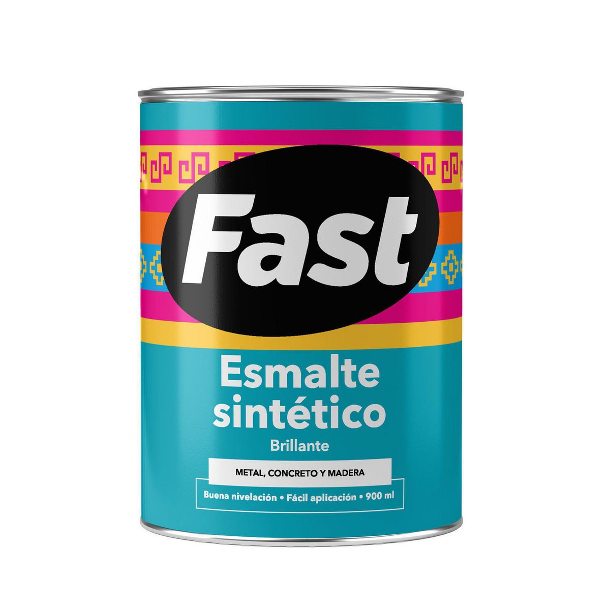 TRICOLOR - Estmalte Sintético Tarro 0.9 l Brillante Blanco 