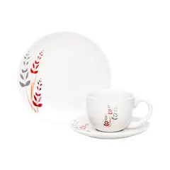 DORAL - Set Vajilla 12 Piezas Porcelana Sofía