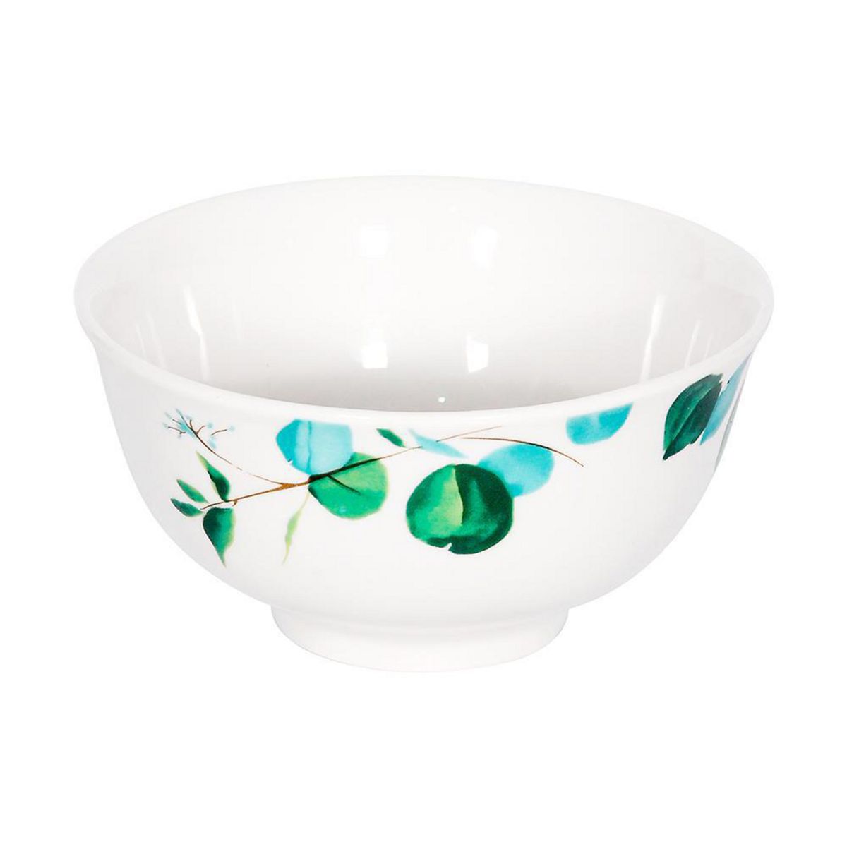 DORAL - Set de 4 Bowls Postre Flor Verde