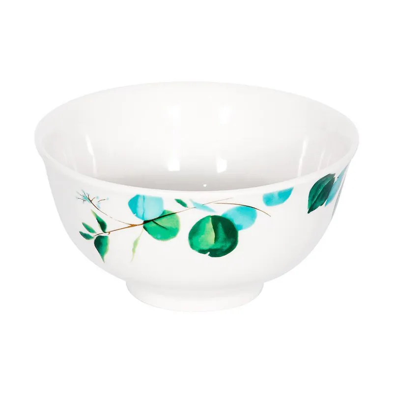 DORAL - Set 4 Bowls Postre Flor Verde