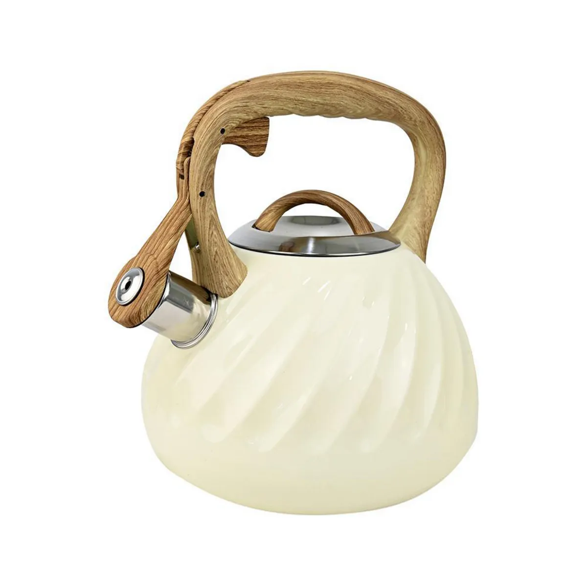 DORAL - Tetera Afrodita 3 l Acero Inoxidable Marfil