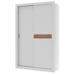 ROCA - Closet 2 Puerta(s) 2 Cajón(es) 3 Repisa(s) 130x210x52 cm Blanco