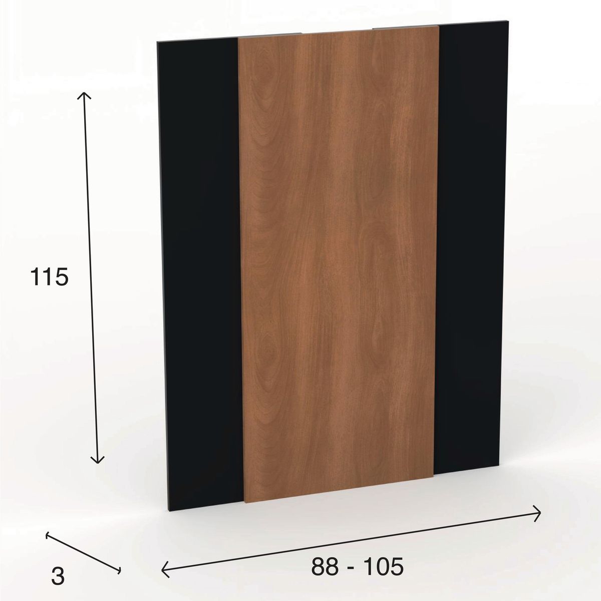 ROCA - Respaldo 1 plaza Ámbar Negro