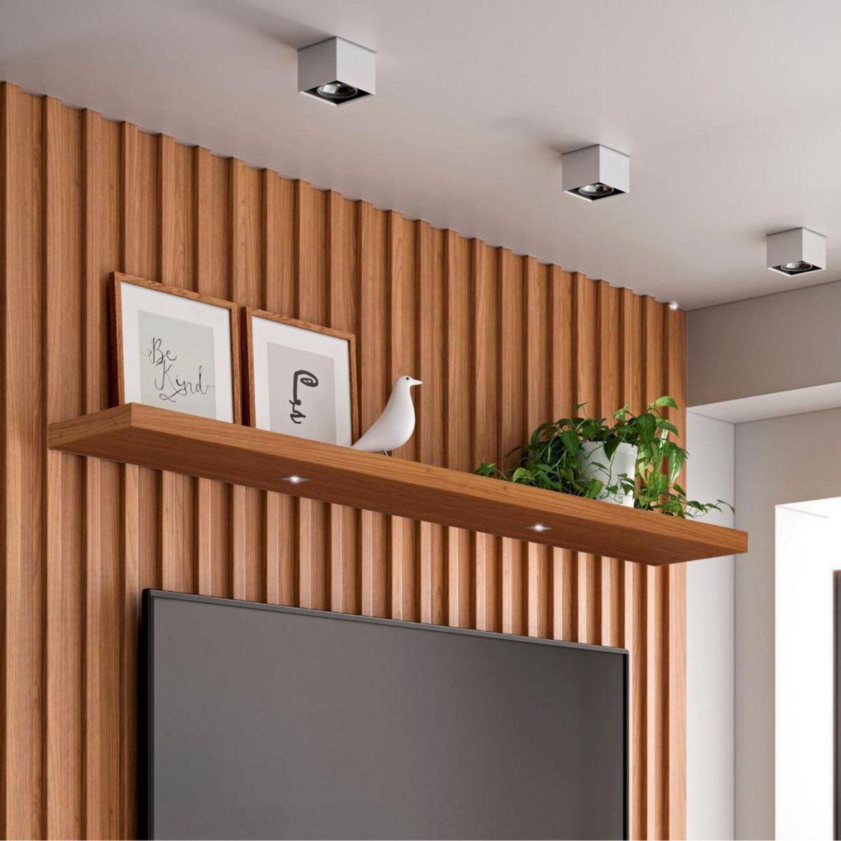 ROCA - Repisa Iguapé 1 Nivel(es) 150x3.8x25 cm Canela