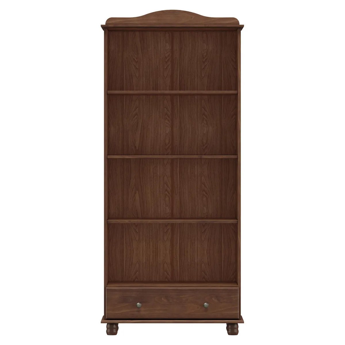 ROCA - Vitrina Santa Fé 2 puertas + 1 cajón caoba