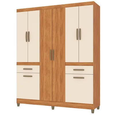 Imagen 2 del producto Closet 8 Puerta(s) 2 Cajón(es) 6 Repisa(s) 163x200x47 cm Beige