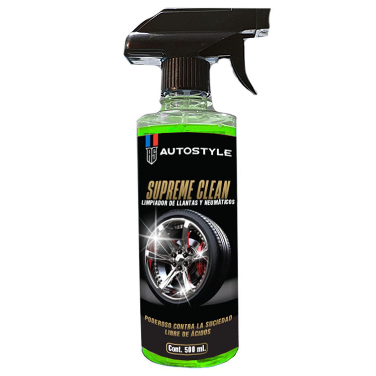 AUTOSTYLE - Limpiador de llantas premium 500 ml