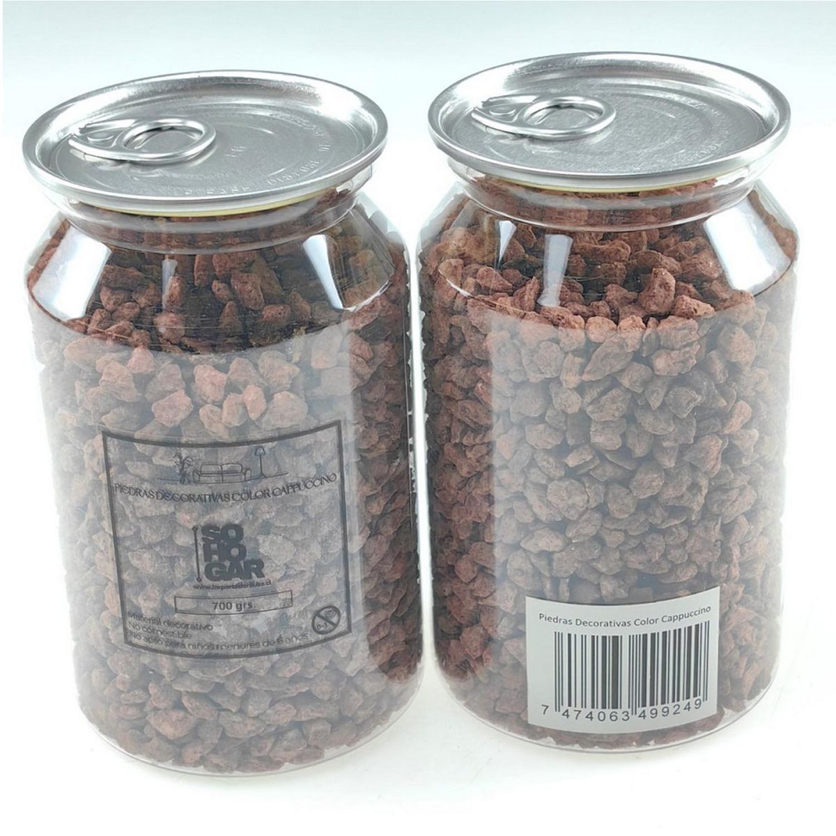 SOHOGAR - Piedras Decorativas 4-10 Mm Cappuccino 700 gr