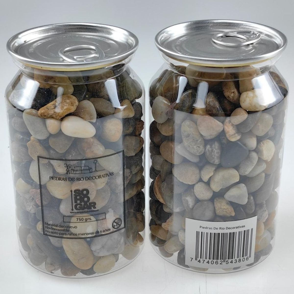 SOHOGAR - Piedras De Rio 6-15 Mm Color Surtido 700 Gr