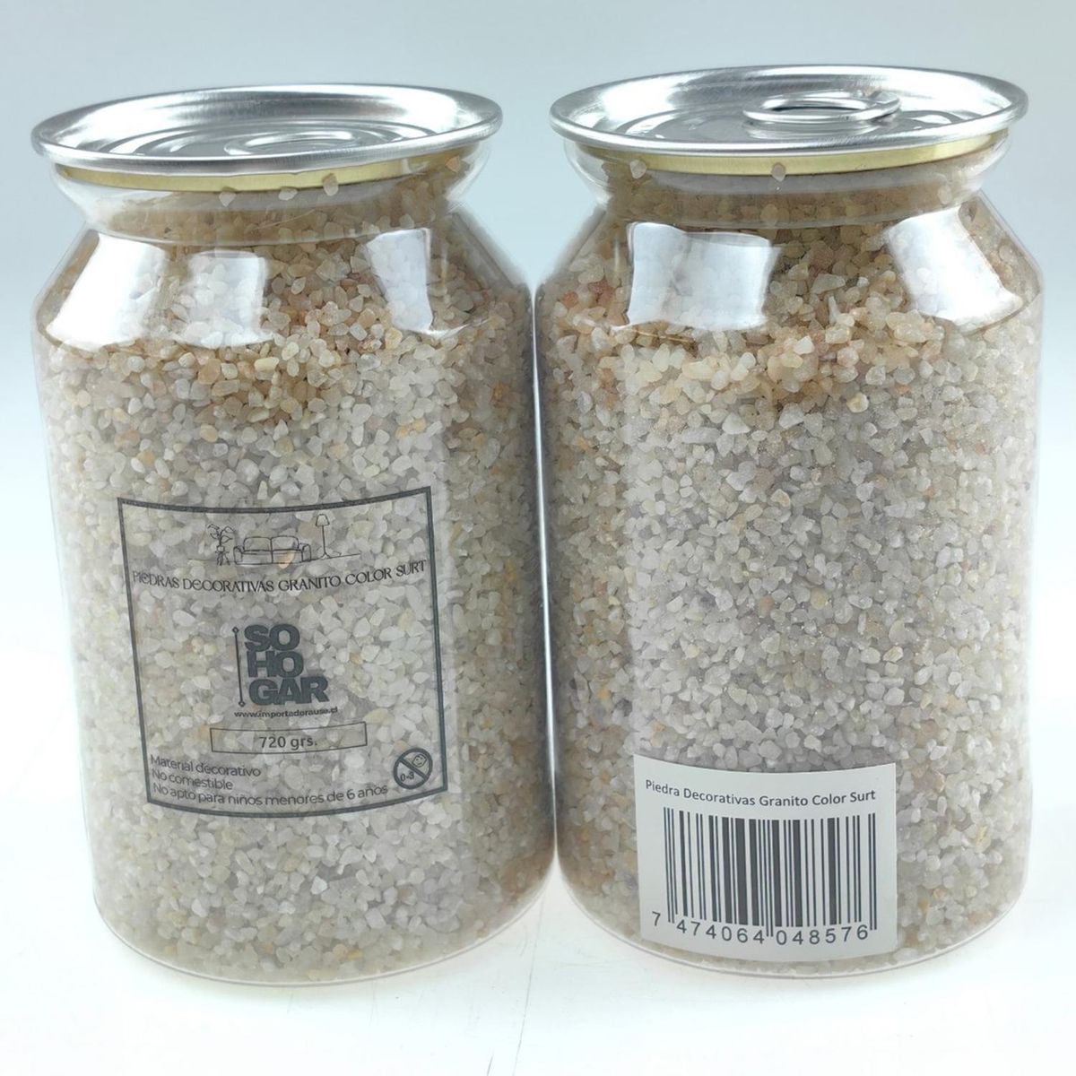 SOHOGAR - Piedras Granito 3-4 Mm Color Surtido 700 gr