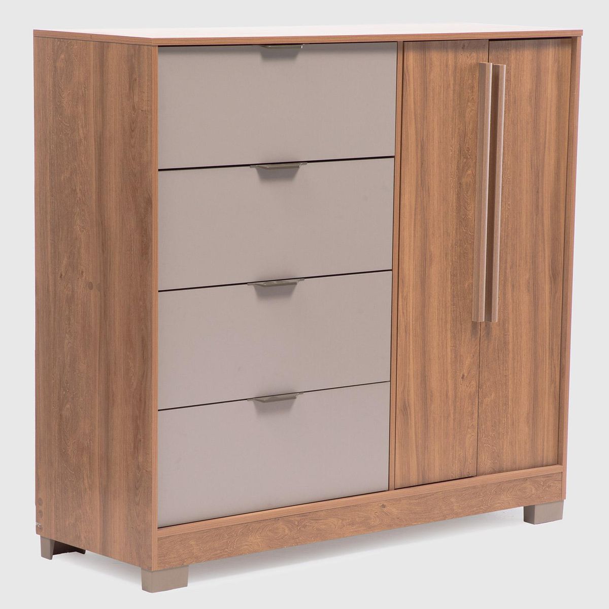 ROCA - Cómoda 4 Cajón(es) Everest 124x118x45 cm Canela