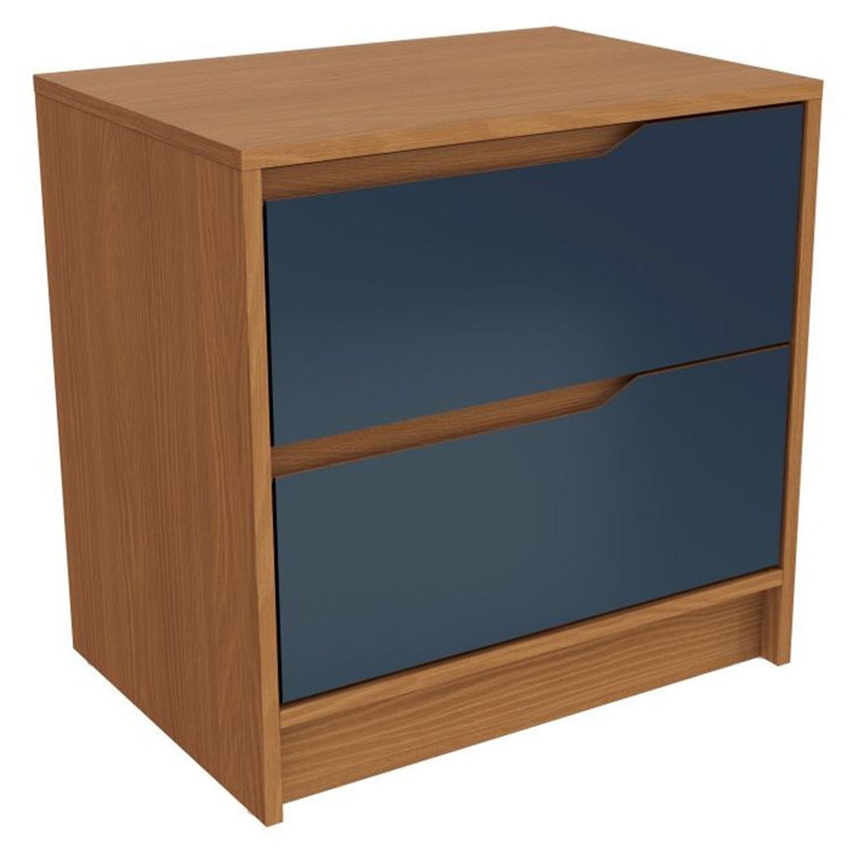 ROCA - Velador 2 Cajón(es) Indiana 53x53x38 cm Azul