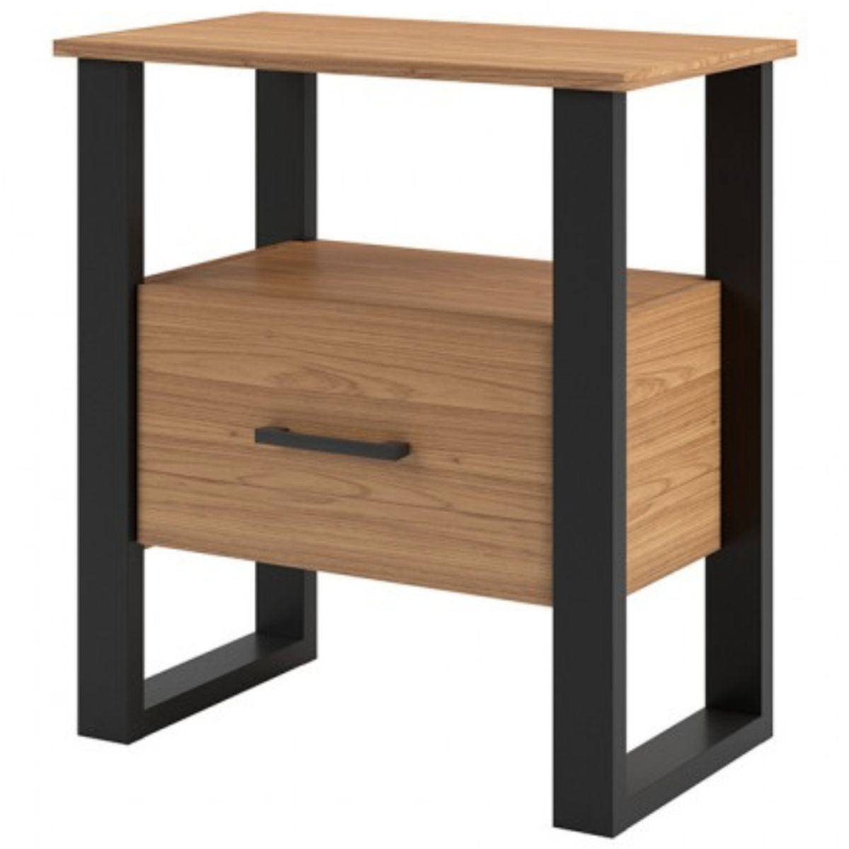 ROCA - Velador 1 Cajón(es) Guayacan 65x60x35 cm Canela