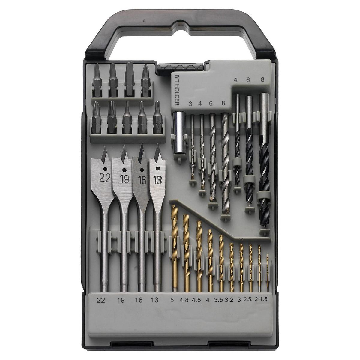 BAUKER - Set de brocas 31 unidades