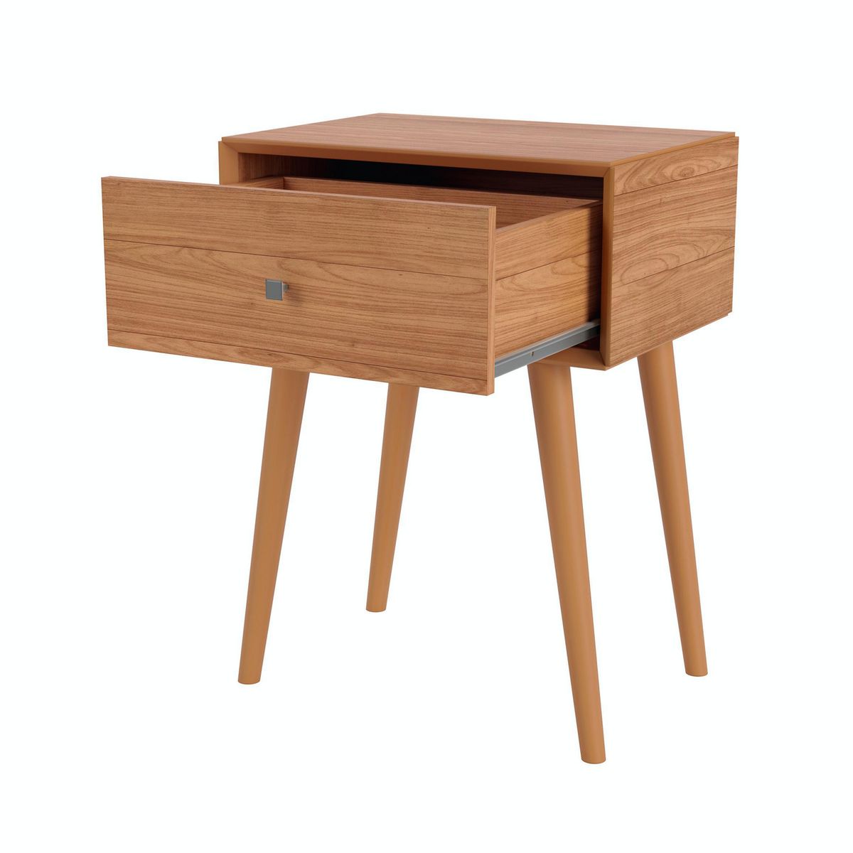 ROCA - Velador 1 Cajón(es) Campinas 50x67x35 cm Canela