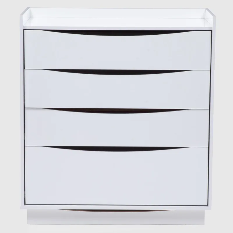ROCA - Cómoda 4 Cajón(es) Jerico 91x101x45 cm Blanco