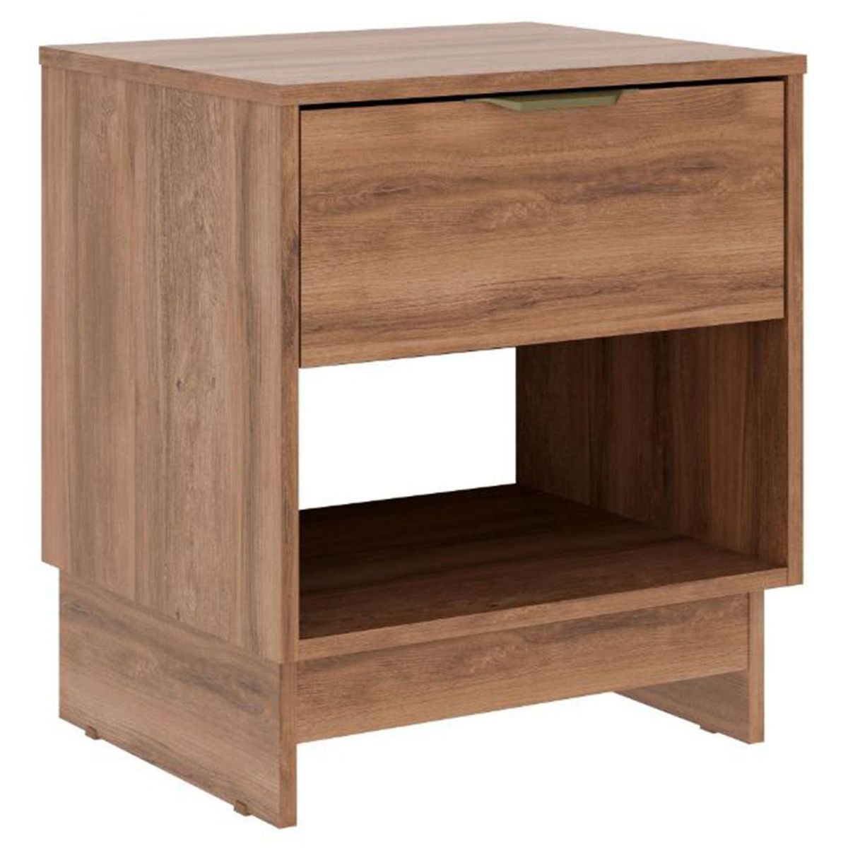 ROCA - Velador 1 Cajón(es) Fit 48x55x39 cm Canela