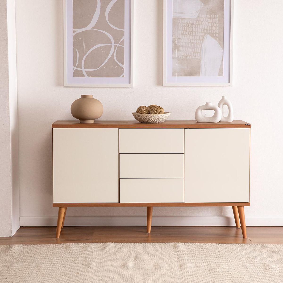 ROCA - Buffet Copihue Blanco 135x40x78 cm