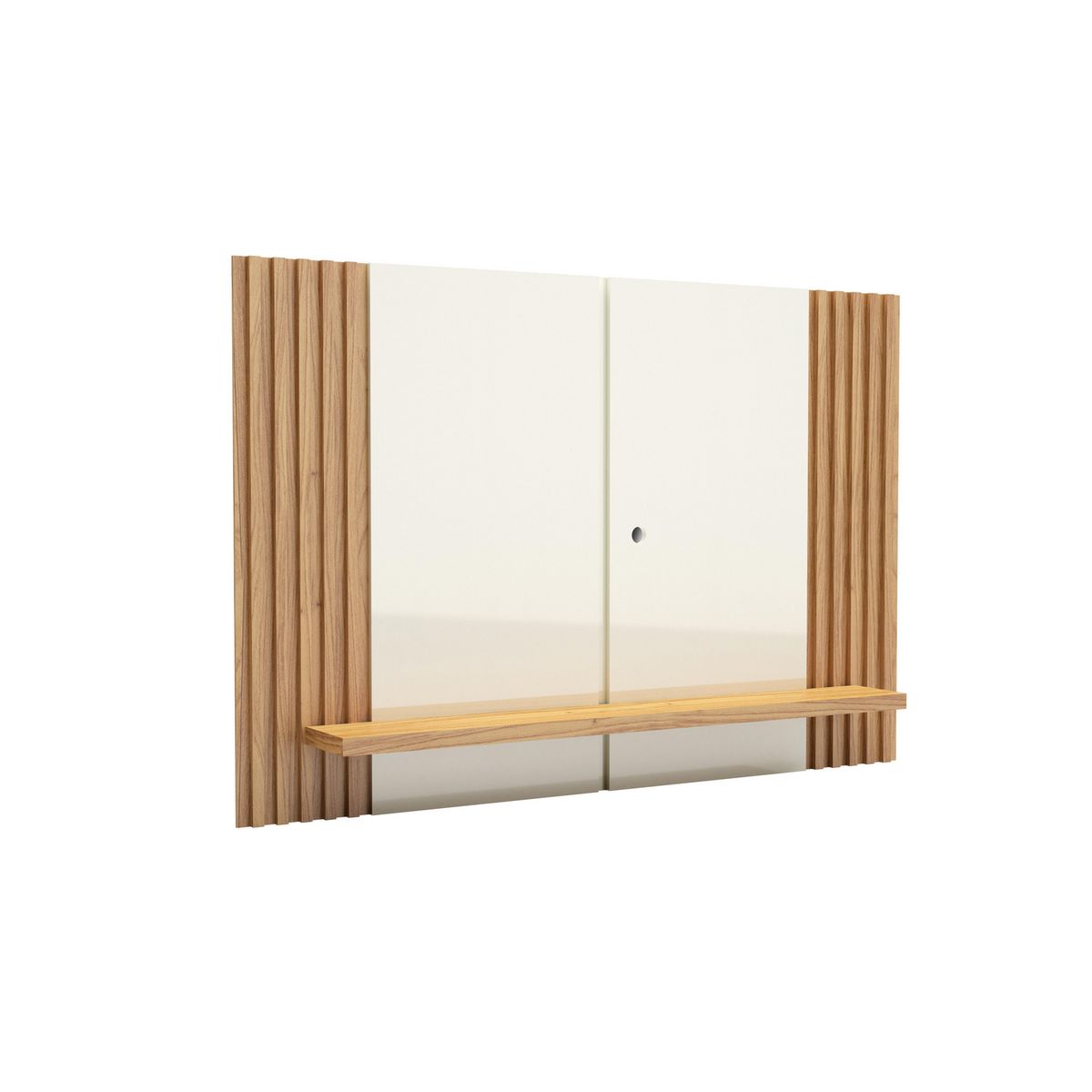 ROCA - Panel TV 65 " Iguapé Blanco/Canela 180x120x23.5 cm