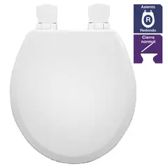 BRIGGS - Asiento madera ad redondo cierre normal bis