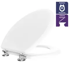 BRIGGS - Asiento madera ad redondo cierre normal bis SS304