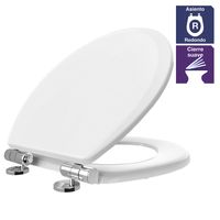 Asiento madera ad redondo cierre suave bis SS304