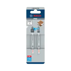 BOSCH - Hoja De Sierra Caladora T101Bif Pro Laminado Limpio 2 Unidades