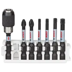 BOSCH - Juego 7 puntas de destornillador de control de impacto