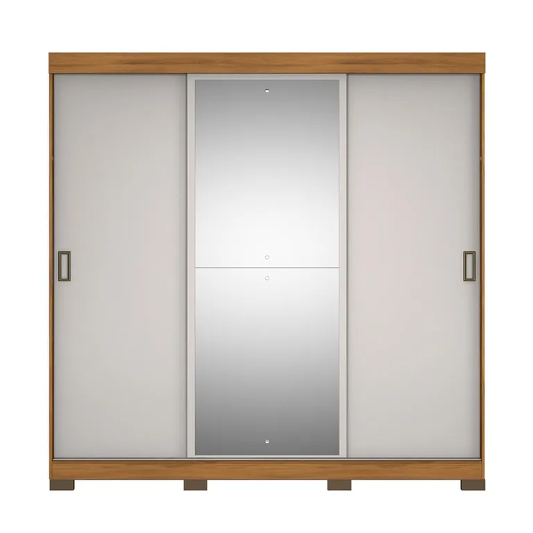 Closet 3 Puerta(s) 4 Cajón(es) 5 Repisa(s) 182x207x55 cm Beige