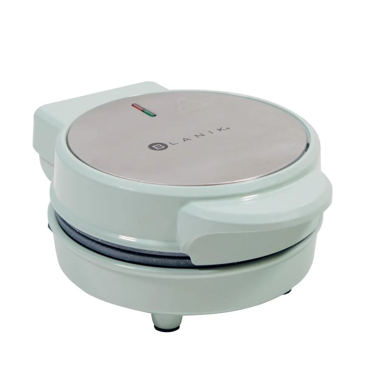 BLANIK - Mini Wafflera de Cerámica 600 W Menta