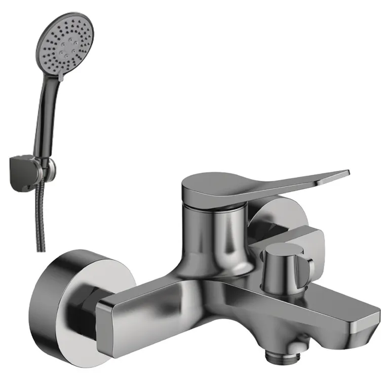 Monomando Tina-Ducha Eleganza Gris