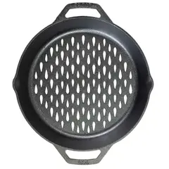 LODGE - Canasta para Parrilla Doble Asa 30 cm