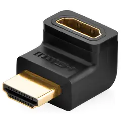 UGREEN - Adaptador Curvo HDMI 2.0 4K@60Hz M/H Up Negro HD112