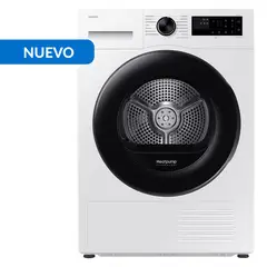 SAMSUNG - Secadora 9 kg Carga Frontal con Bomba de calor Blanco DV90CGC2A0AEZS