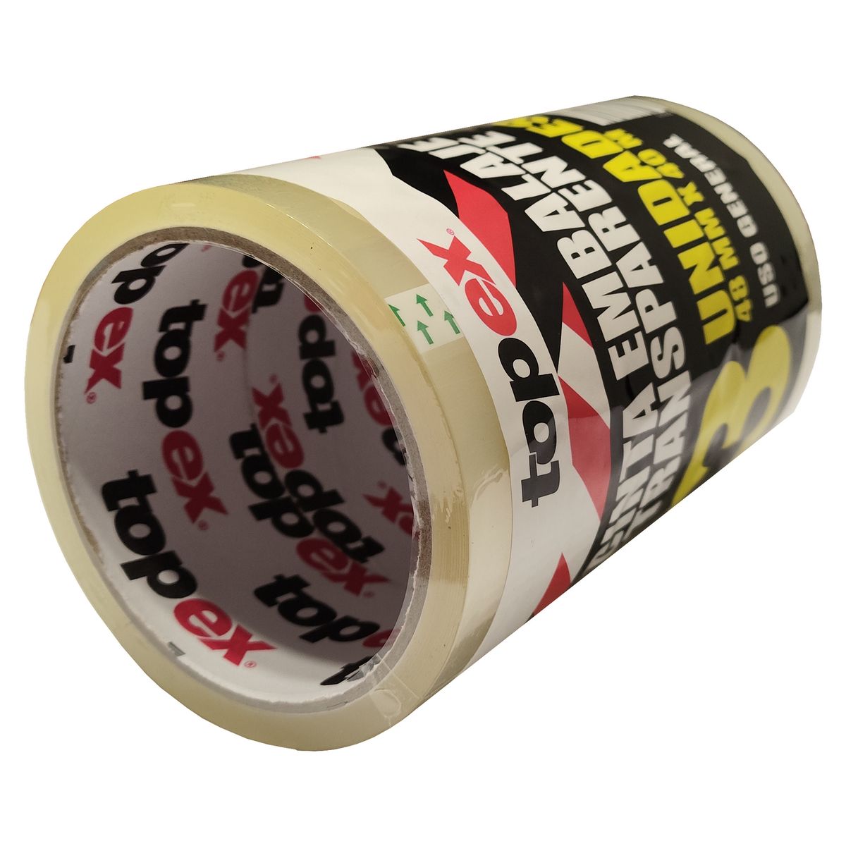 TOPEX - Pack cintas de embalaje 48mm x 40 m 3 un