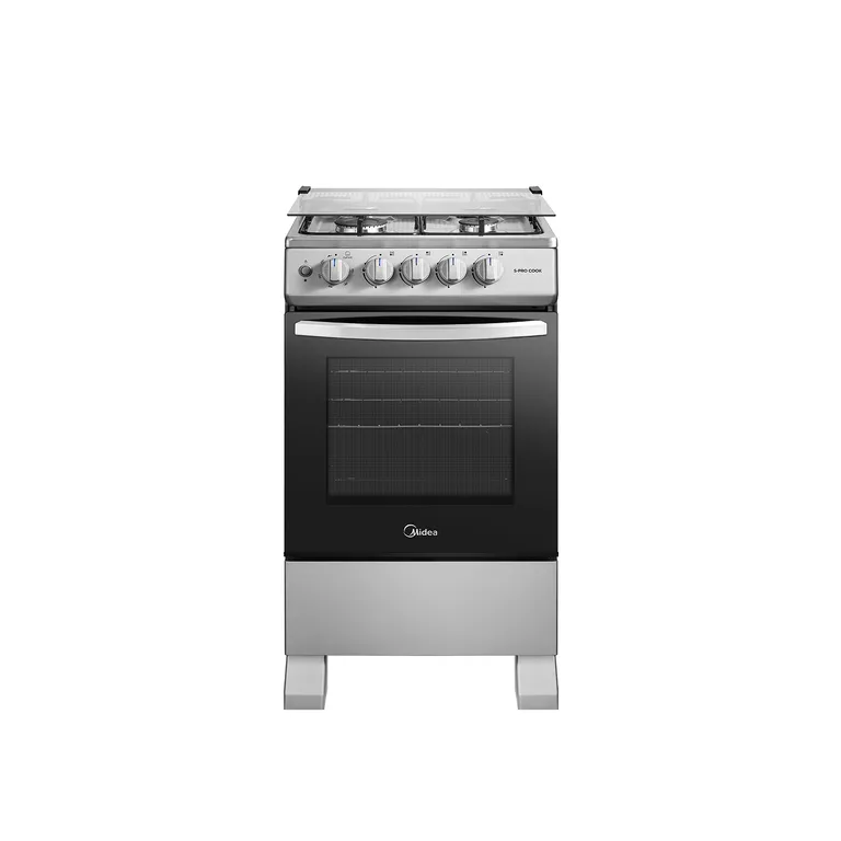 MIDEA Cocina a Gas 4 Platos Silver MFO-MG20TCSSL