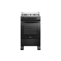 Cocina a Gas 4 Platos Negro MFO-MG20TCSSLBK