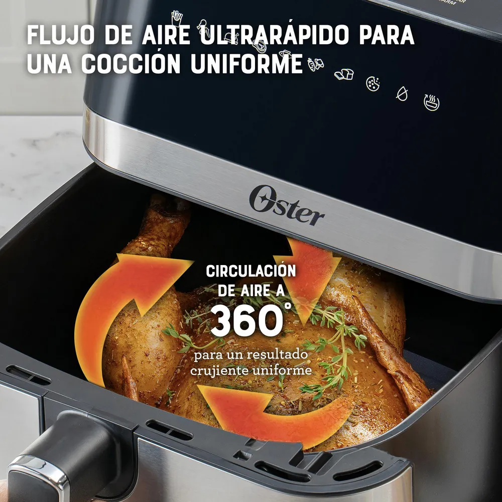 Oster CKSTAF75DSSDF 7.5 L Plata, foto 7