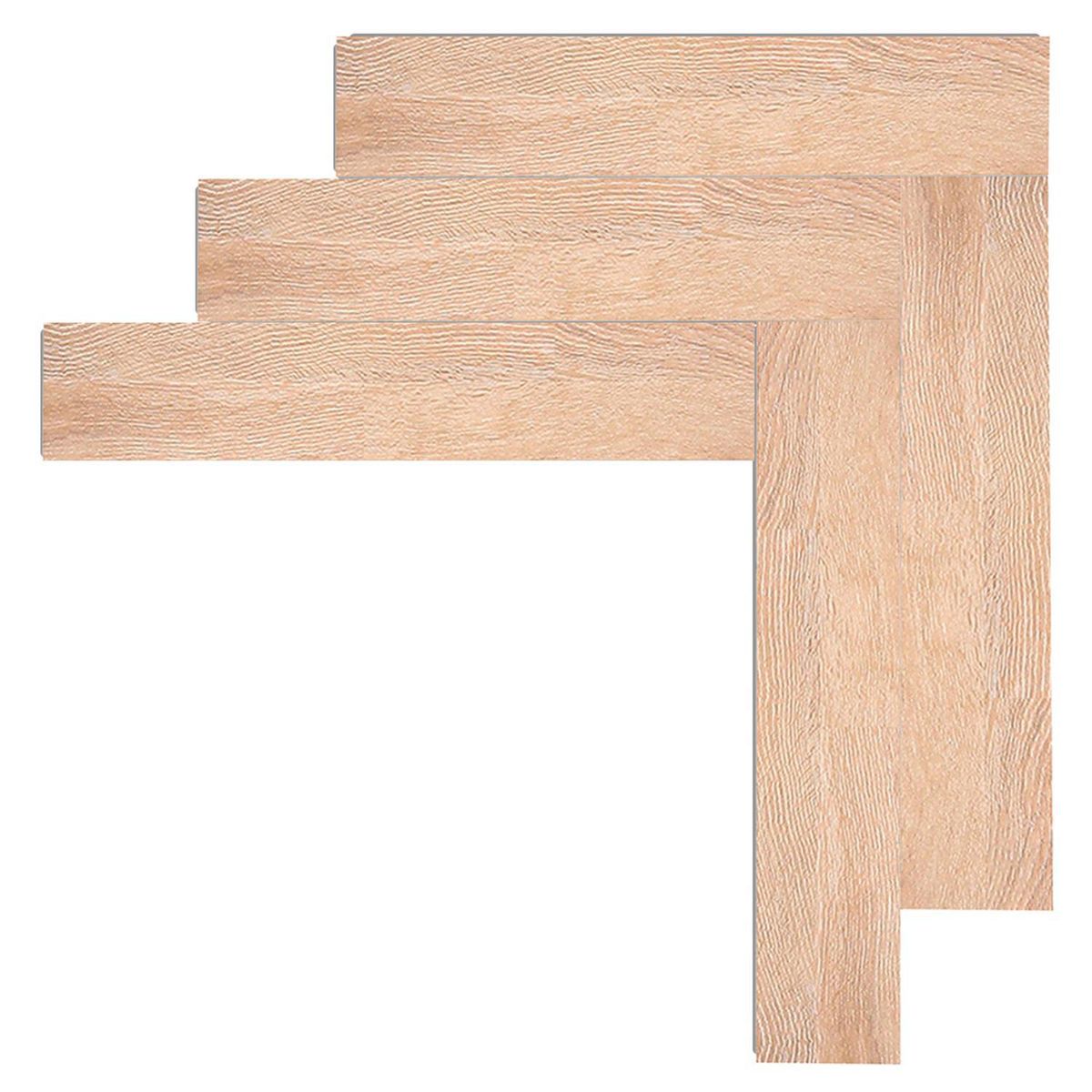 HOGA - Piso Flotante Vinílico 4 mm 12.5x62.5 cm SPC Parquet Click Arena 1.56 m2