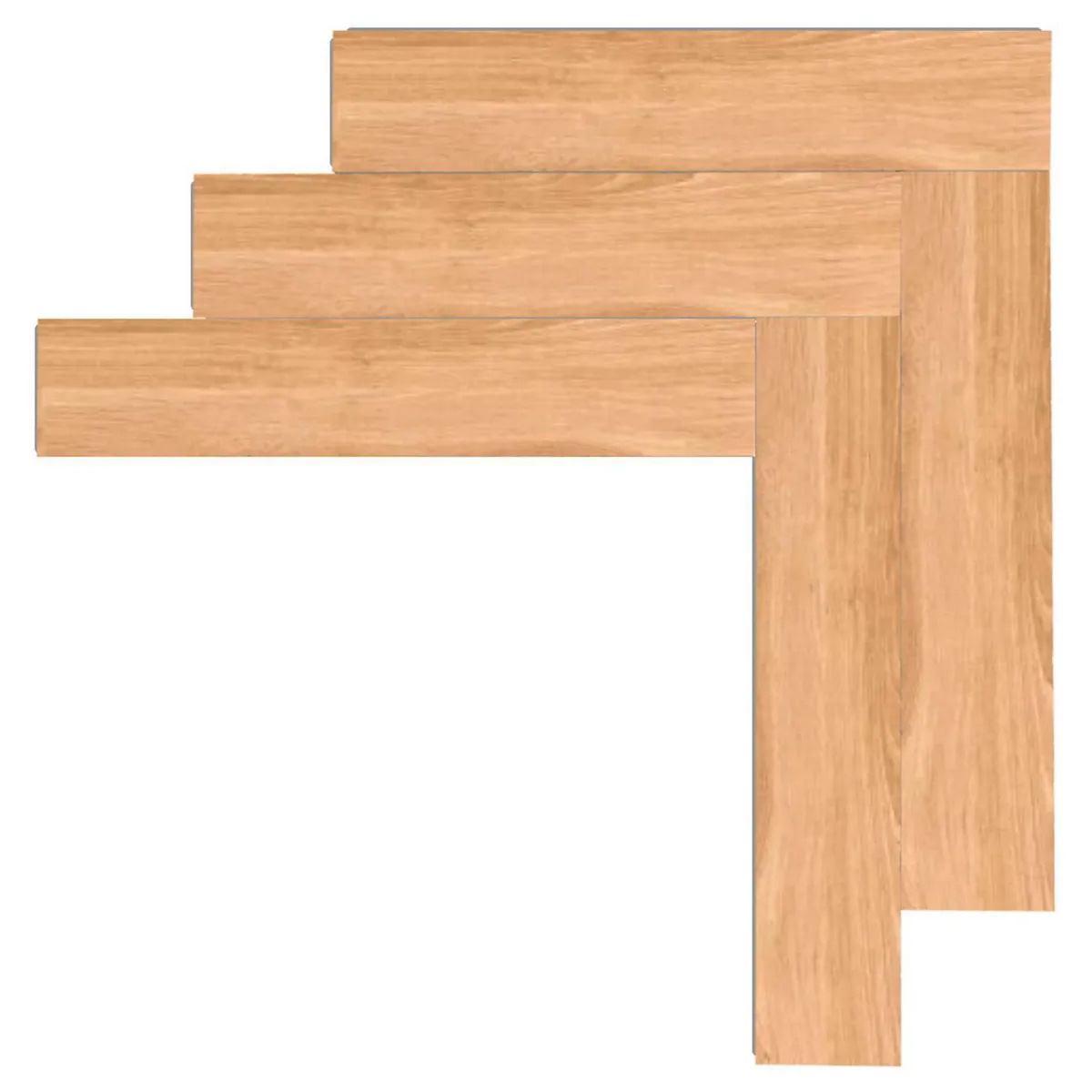 Piso Flotante Vinílico 4 mm 12.5x62.5 cm SPC Parquet Click Roble suave 1.56 m2, marca HOGA - Foto Principal