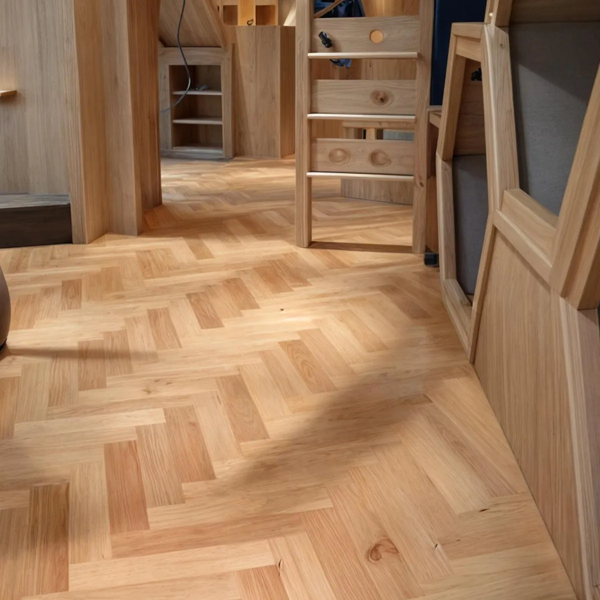 Piso Flotante Vinílico 4 mm 12.5x62.5 cm SPC Parquet Click Roble suave 1.56 m2, marca HOGA - Foto 2