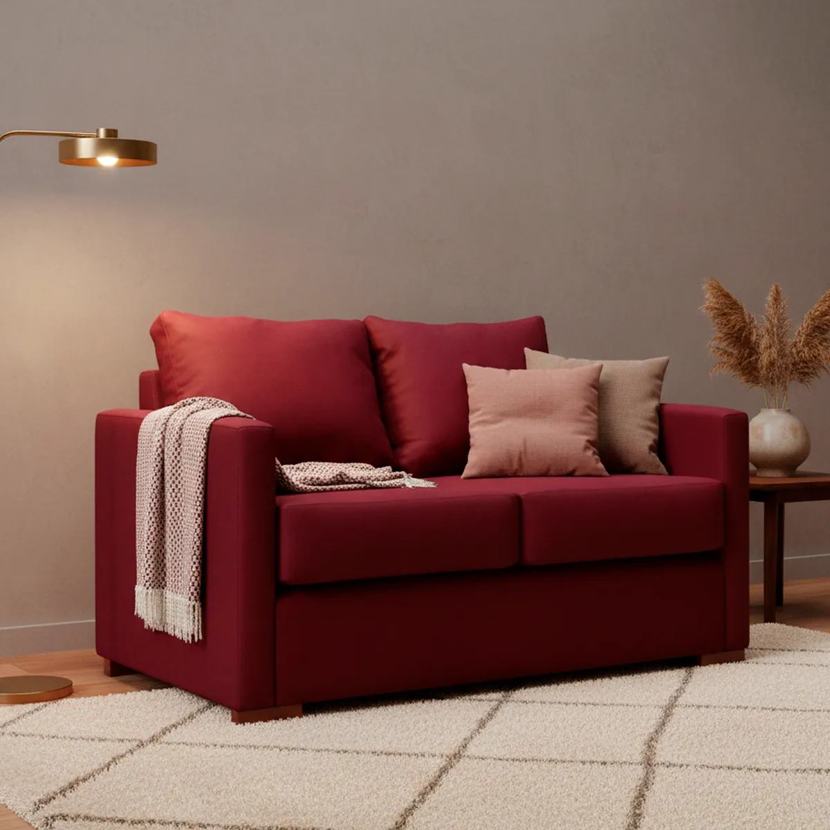 DKORA - Sofá 2 cuerpos Jade 117x68x77 cm