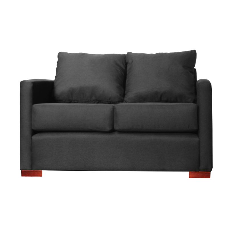 DKORA - Sofá 2 cuerpos Jade 117x68x77 cm Gris