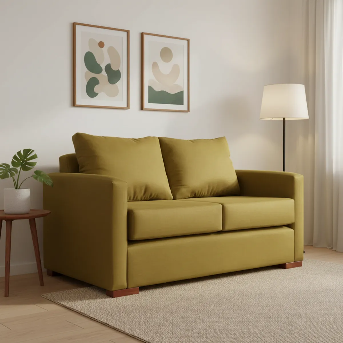 DKORA - Sofá 2 cuerpos Jade 117x68x77 cm