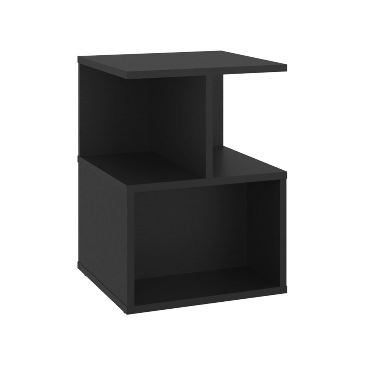 TUHOME - Velador 2 Posiciones Ocaso 35x48.2x35 cm Wengue