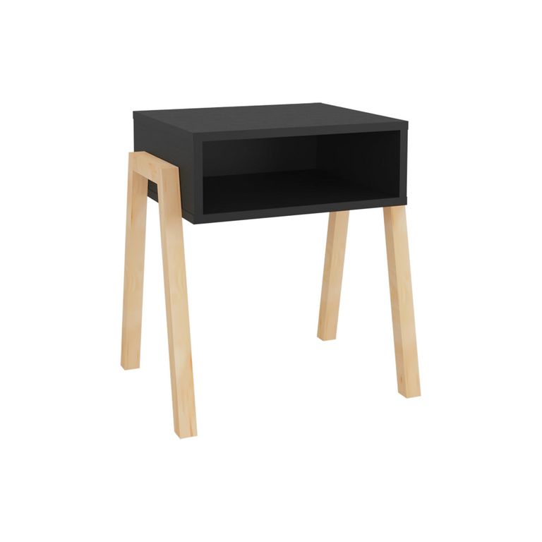 Velador Pinetti 46x50.6x36.9 cm Wengue y crudo