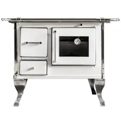 ALCAZAR - Cocina a Leña 4 Platos Blanco Villarica 80