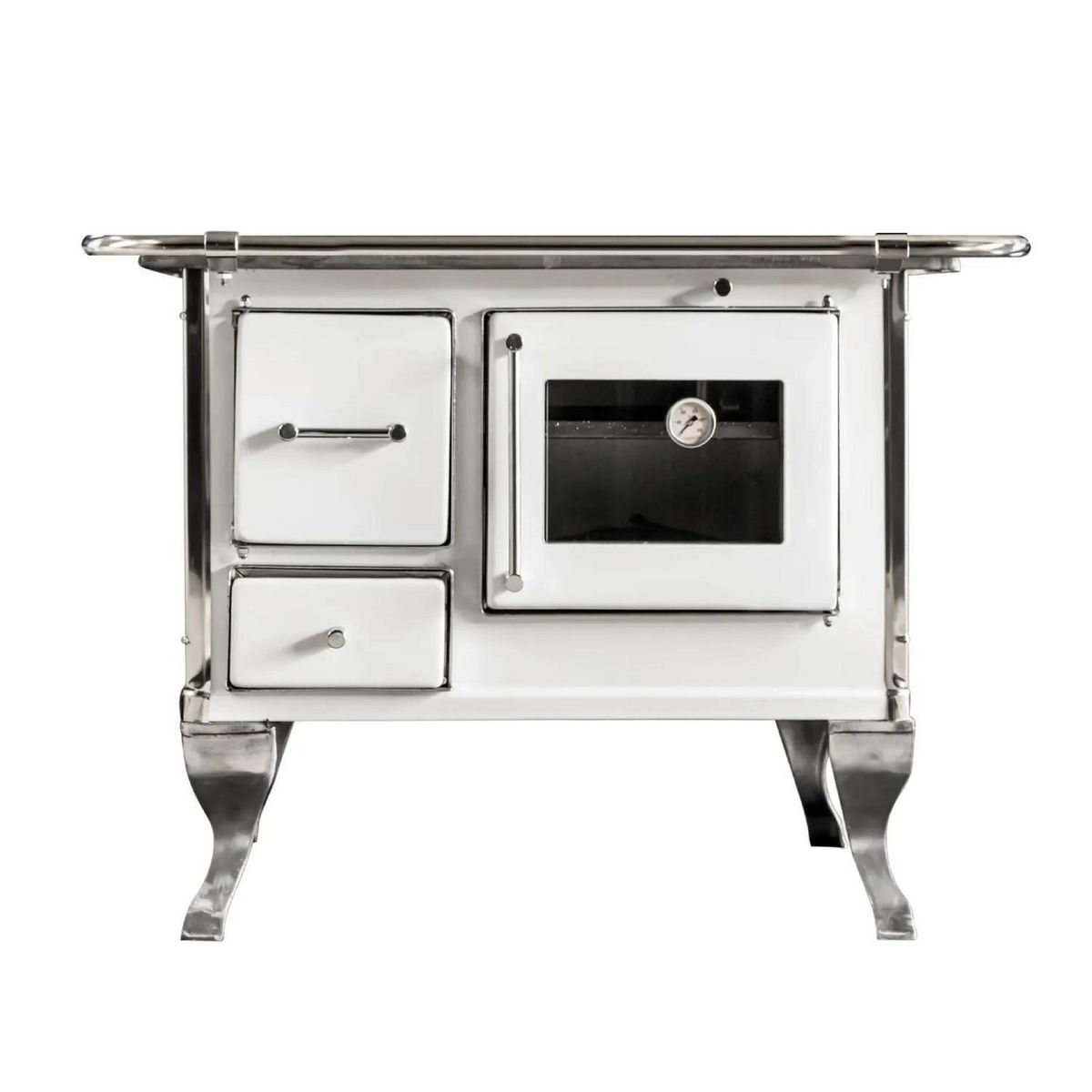 ALCAZAR - Cocina a Leña 4 Platos Blanco VILLARICA 70