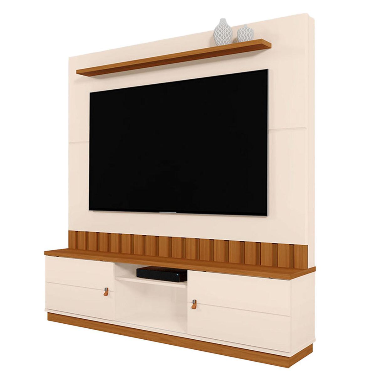 VEKKAHOME - Home TV 70 " Florianopolis Beige 175x183.5x30 cm